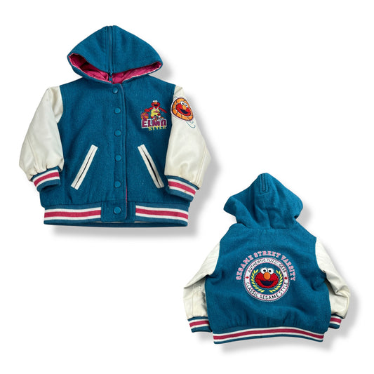 Vintage Elmo Varsity Jacket 2/3T