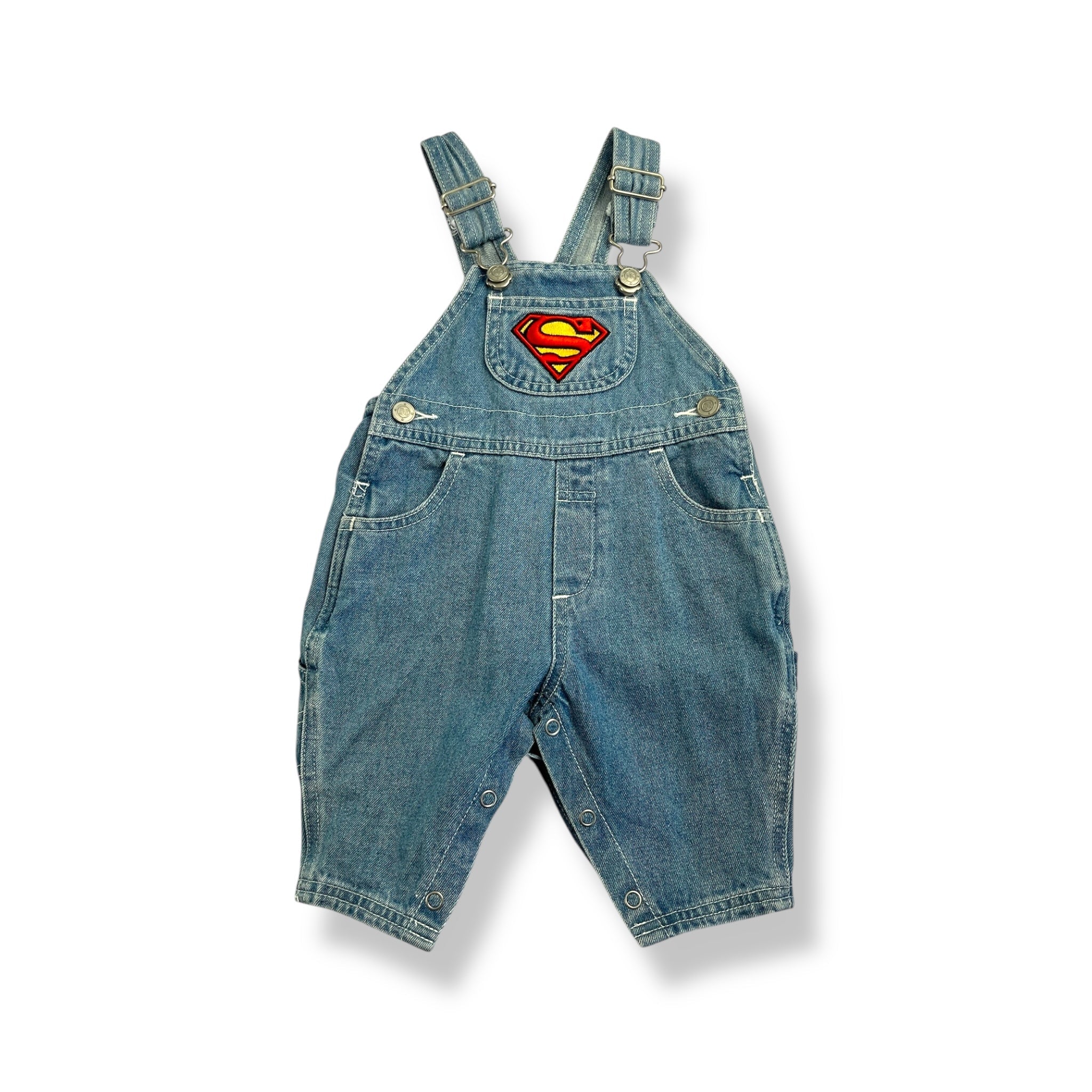 Vintage Superbaby Denim Overalls 6-9 Months