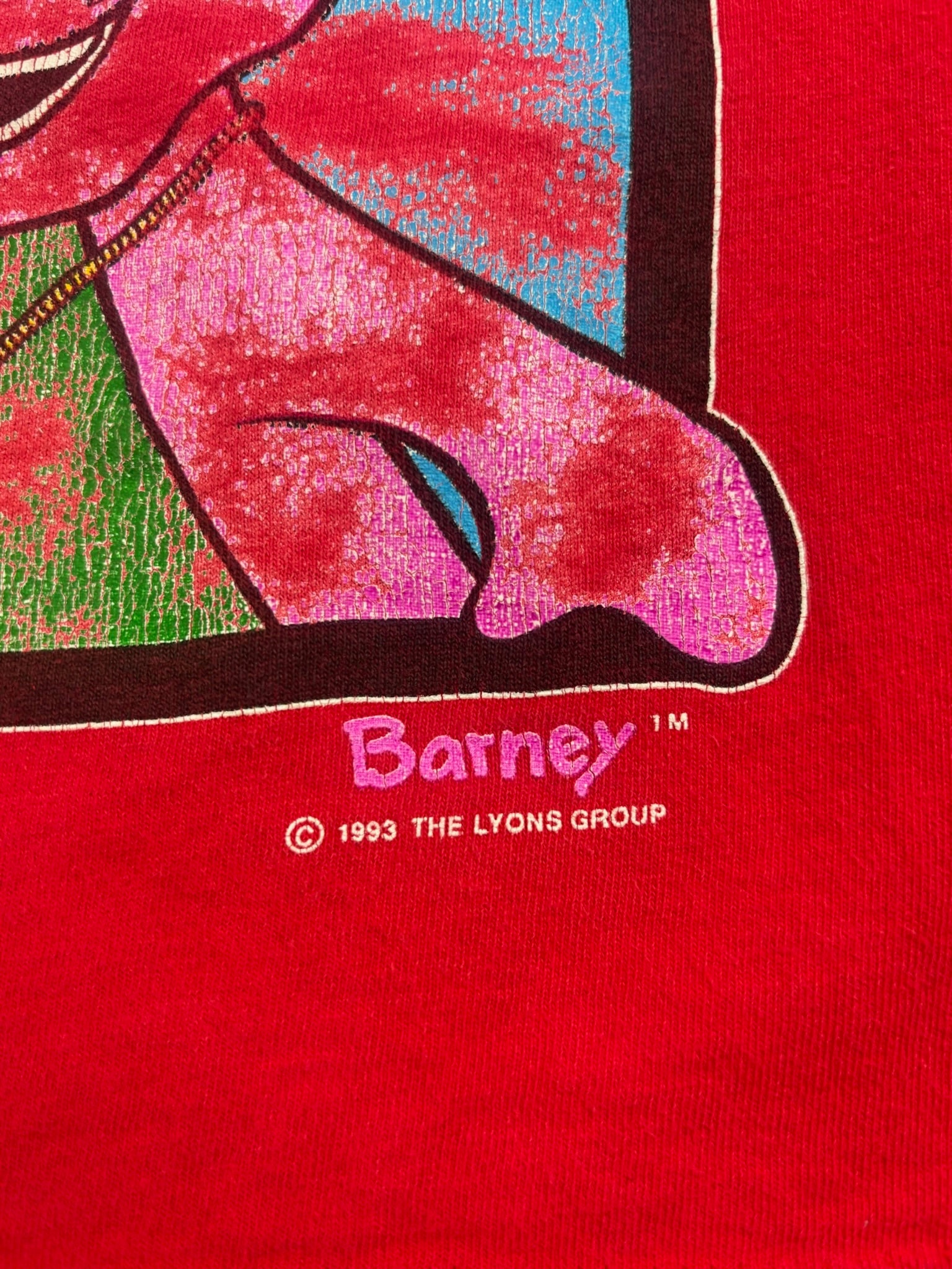 Vintage Barney The Dinosaur Soccer 2T