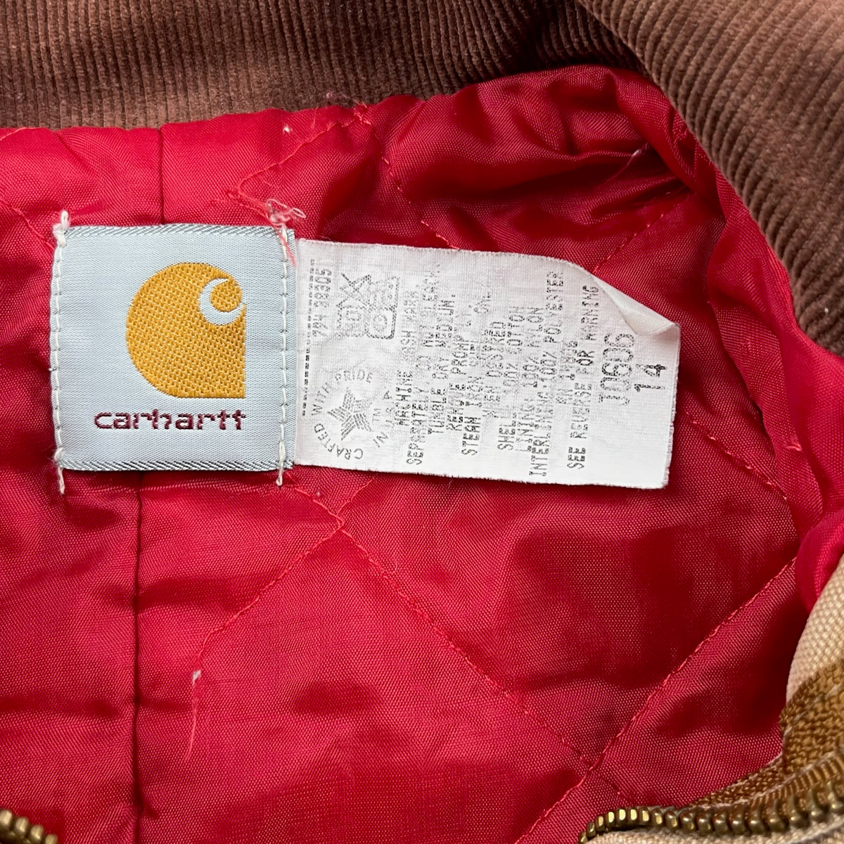 Vtg Detroit Carhartt 5T