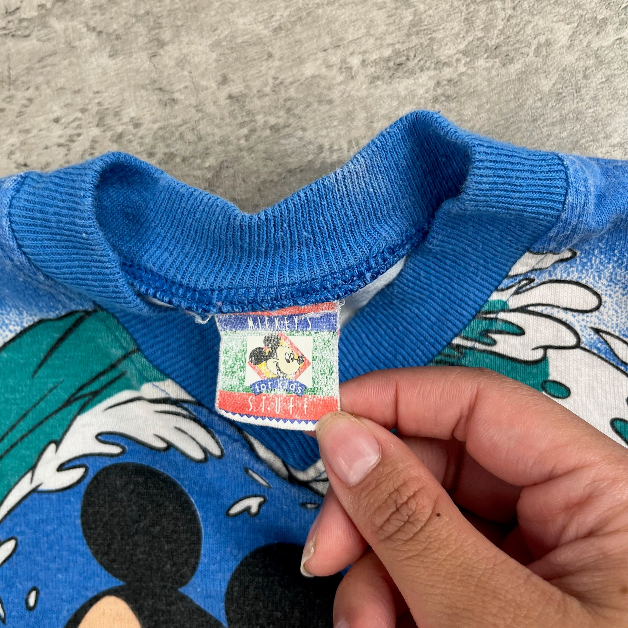 Vintage Mickey Mouse Surf Romper 2T