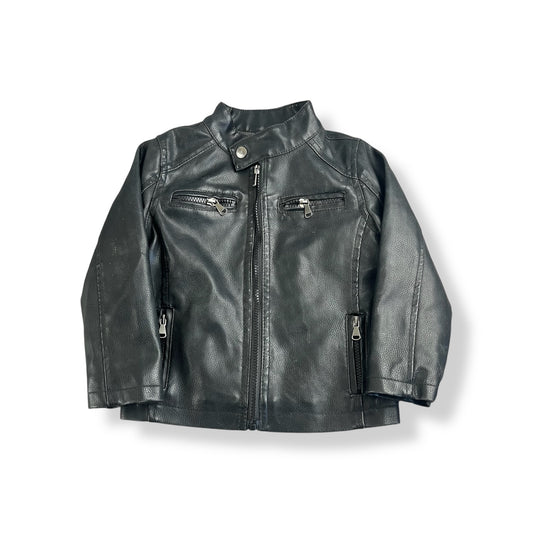 Y2K Leather Moto Jacket 3T