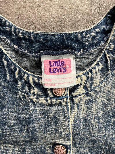 Vintage Little Levis Denim Romper 2T