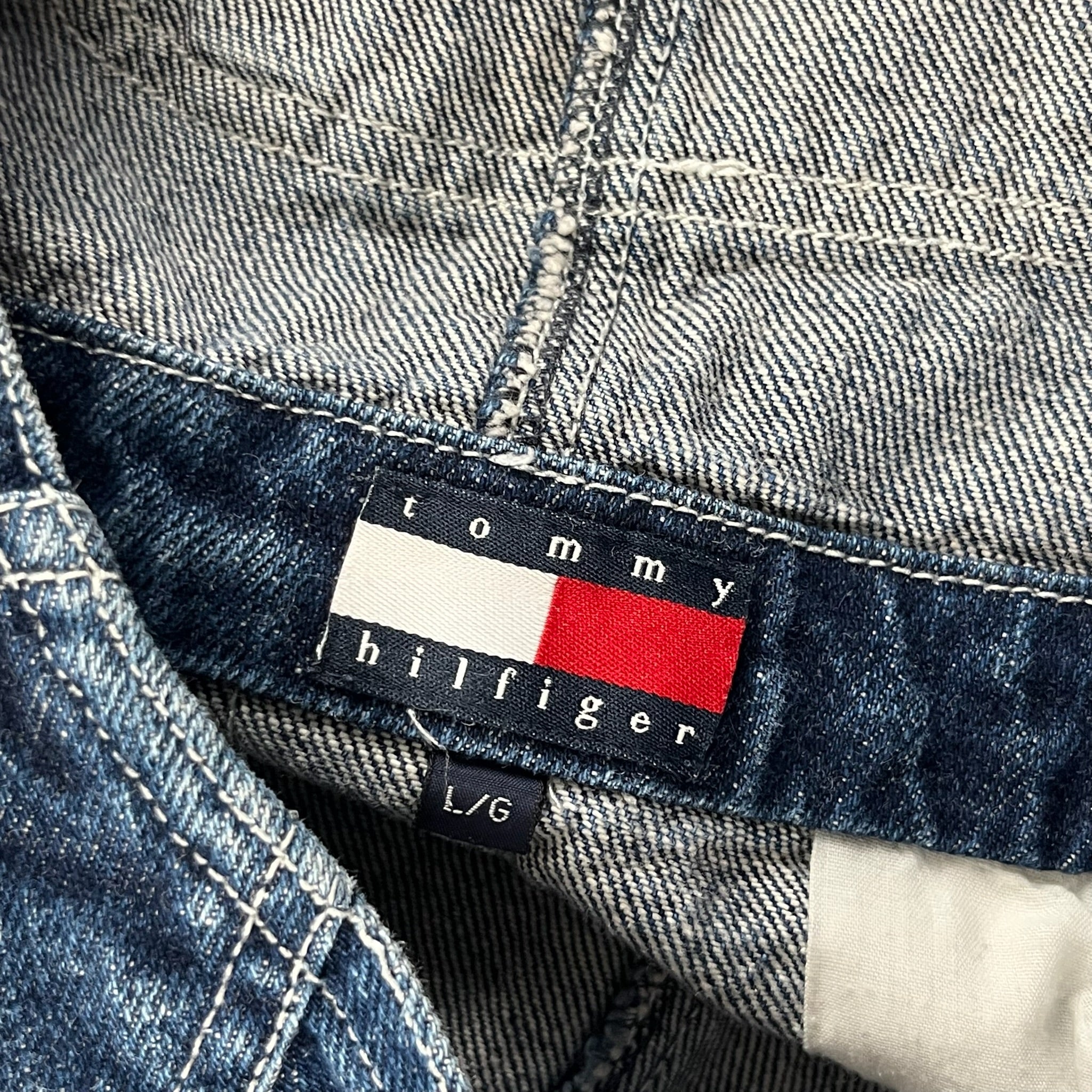 Vintage Tommy Hilfiger Denim Shortalls 7/8
