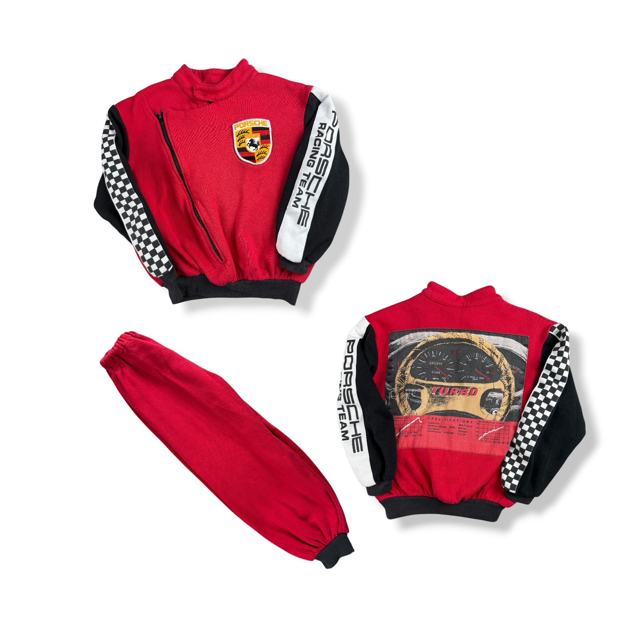 Vintage 80's Porsche Racing Sweat Set 4T