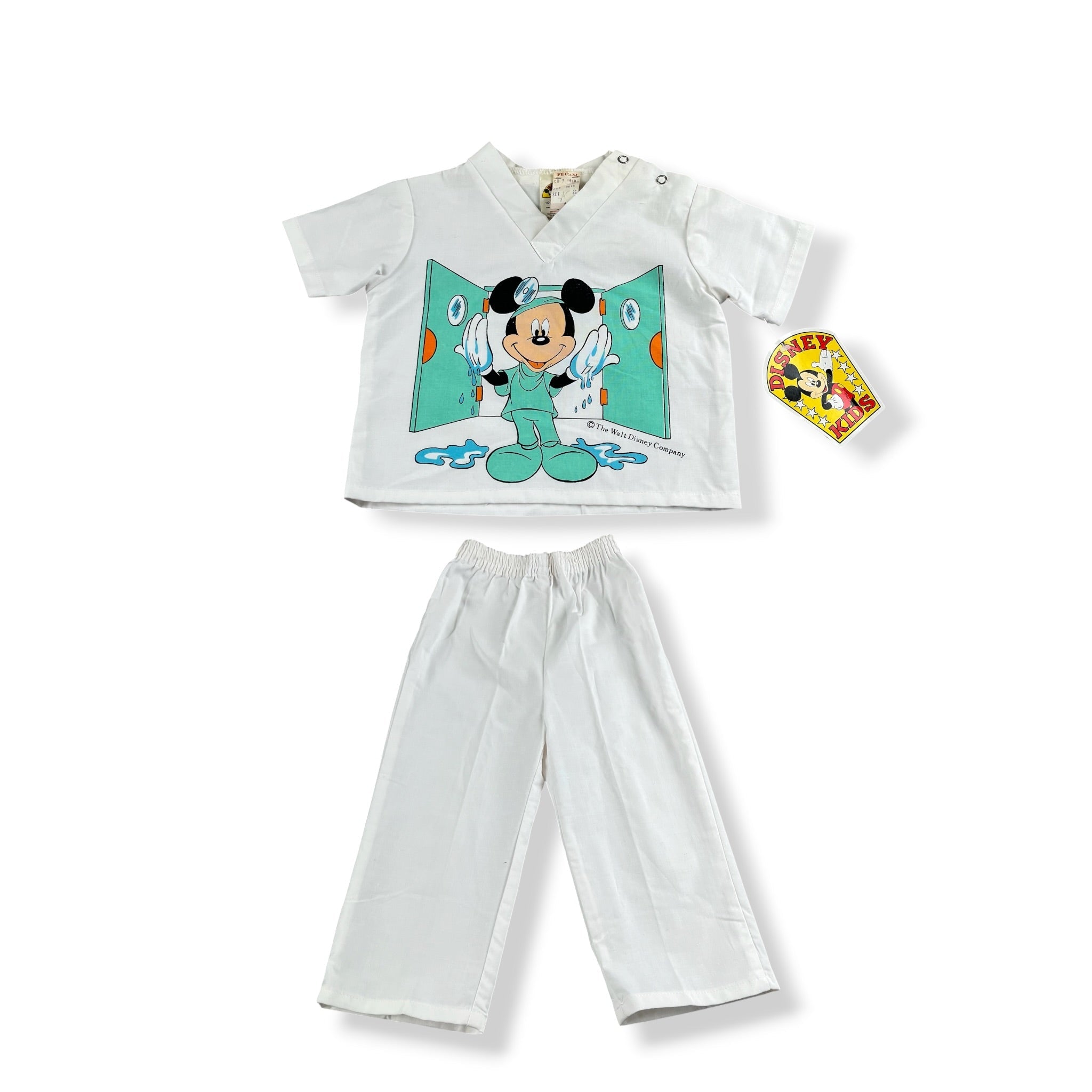 Vintage Deadstock Mickey Mouse Surgeon Set 18 Months