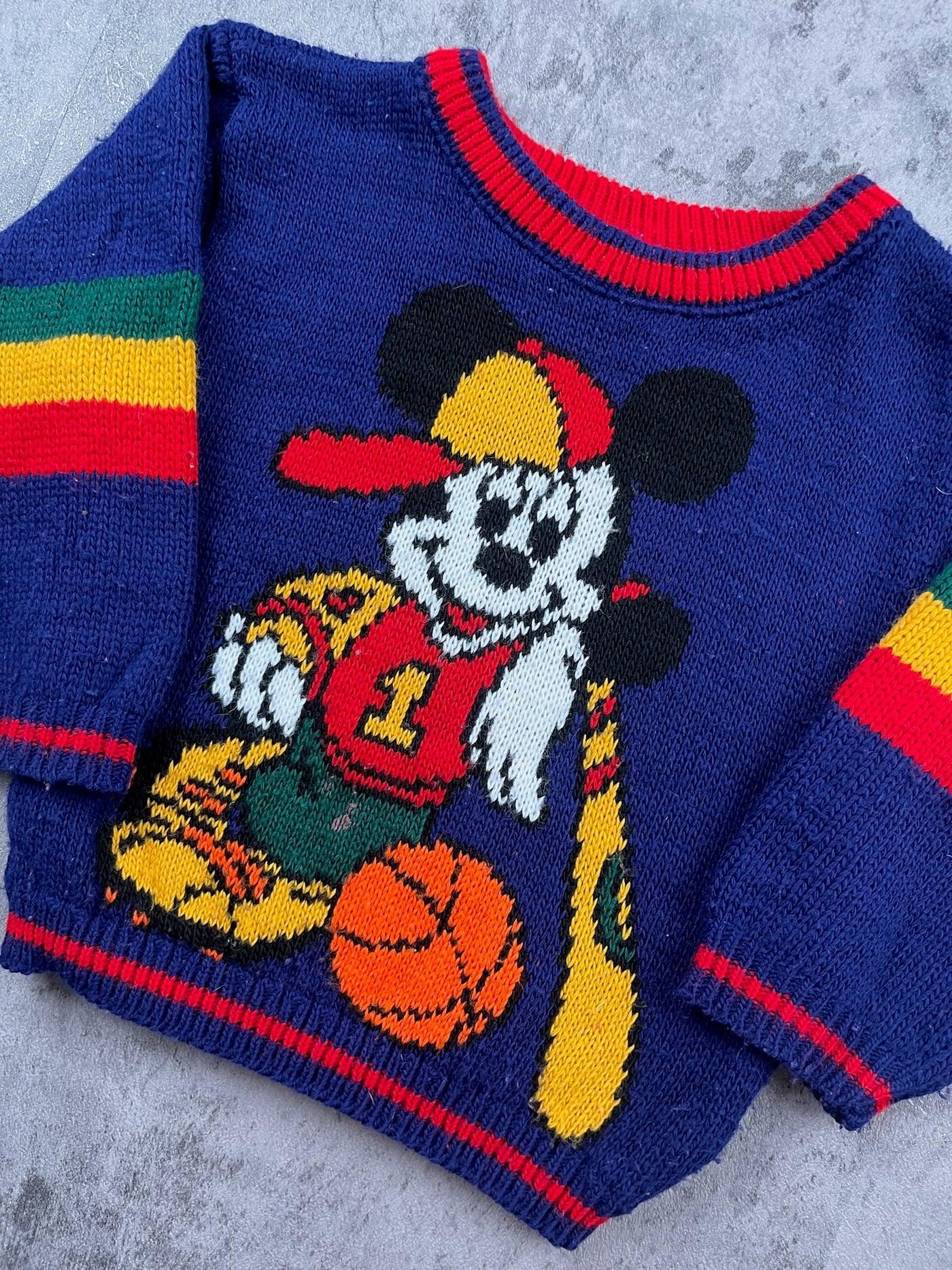 Vintage Mickey Mouse Crewknit 2T