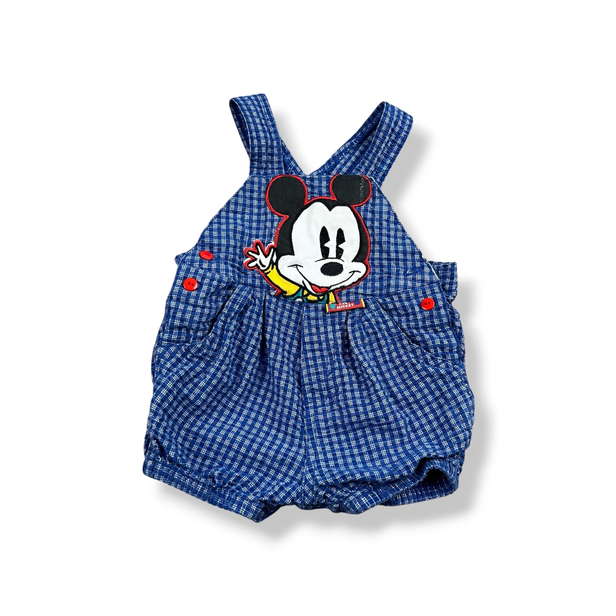 Vintage Mickey Shortalls 6/9M