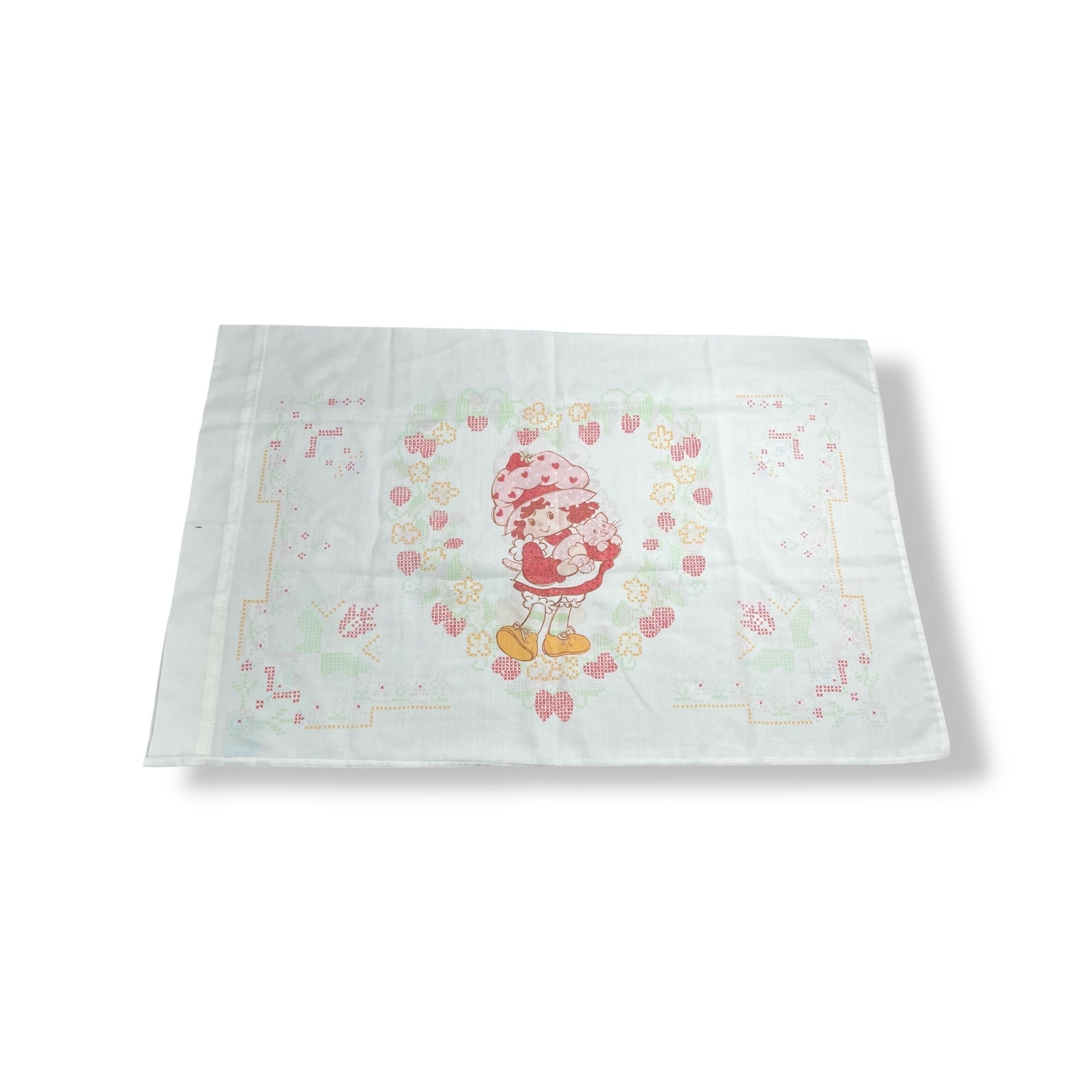 Vintage Strawberry Shortcake Pillowcase