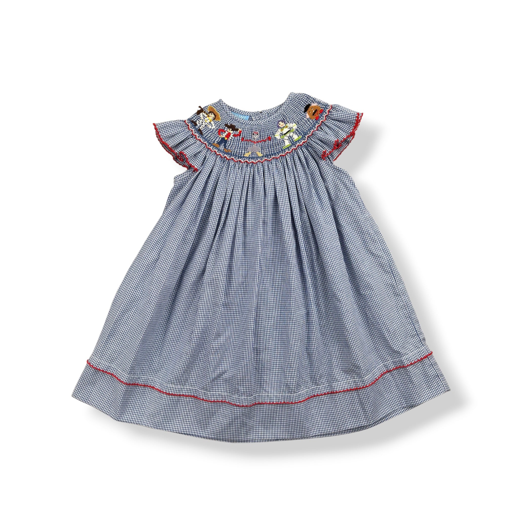 NWT Hand Smocked Toy Story Dress 2T