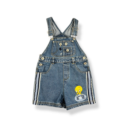 Vintage ‘99 Tweety Bird Shortalls 5/6T