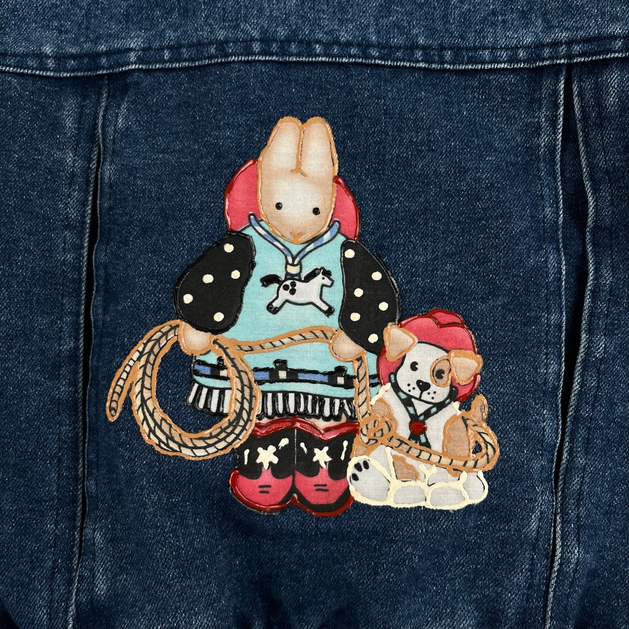 Vintage Cowboy Denim Jacket 3T