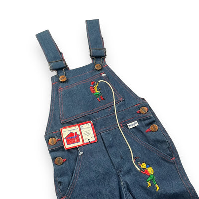 Vintage Deadstock Wrangler Overalls 2T