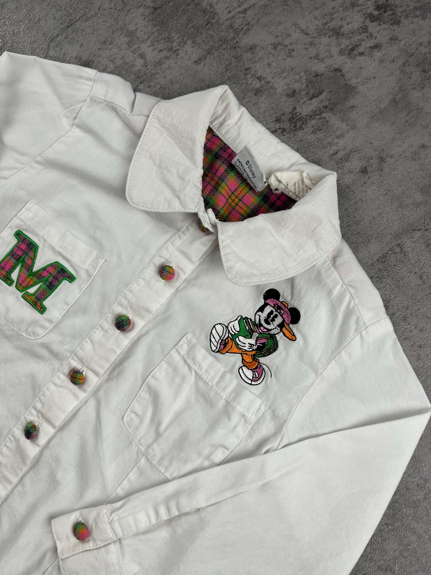 Vintage Mickey Mouse Button-Up Shirt 3T