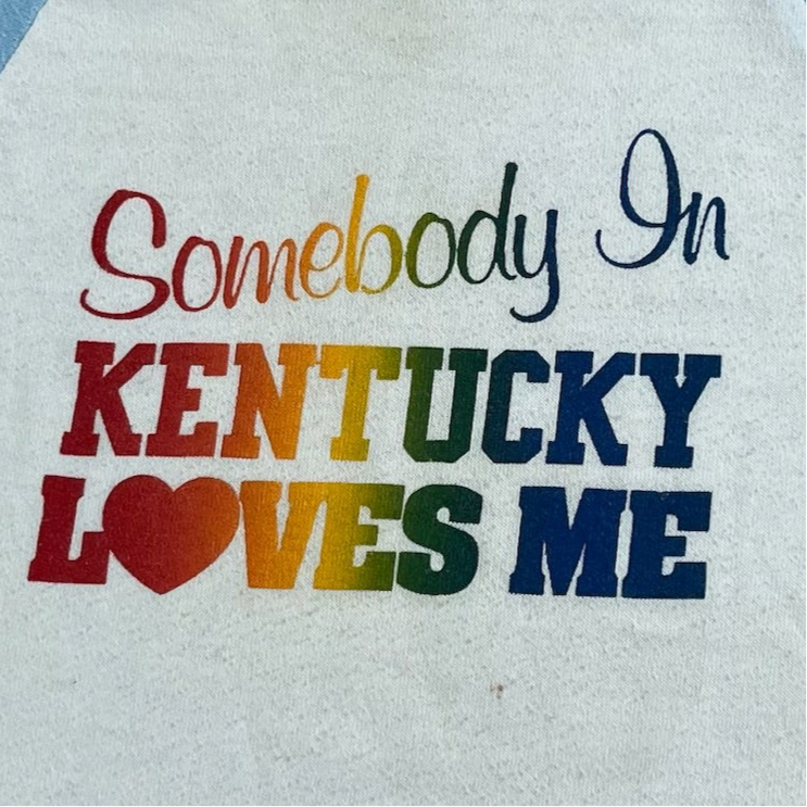 Vintage Somebody In Kentucky Loves Me 9-12 Months