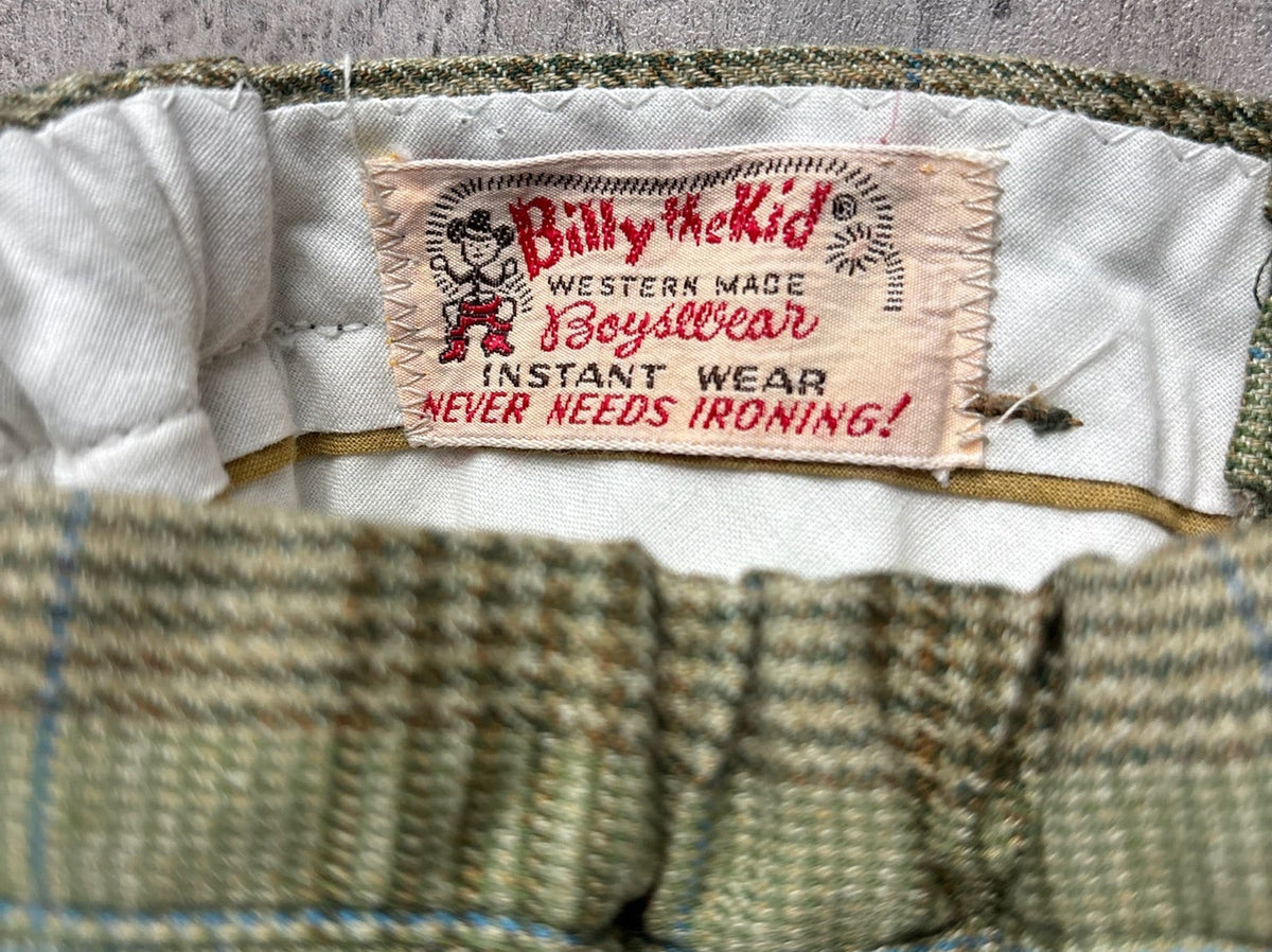 Vtg Billy The Kid Slacks 3T