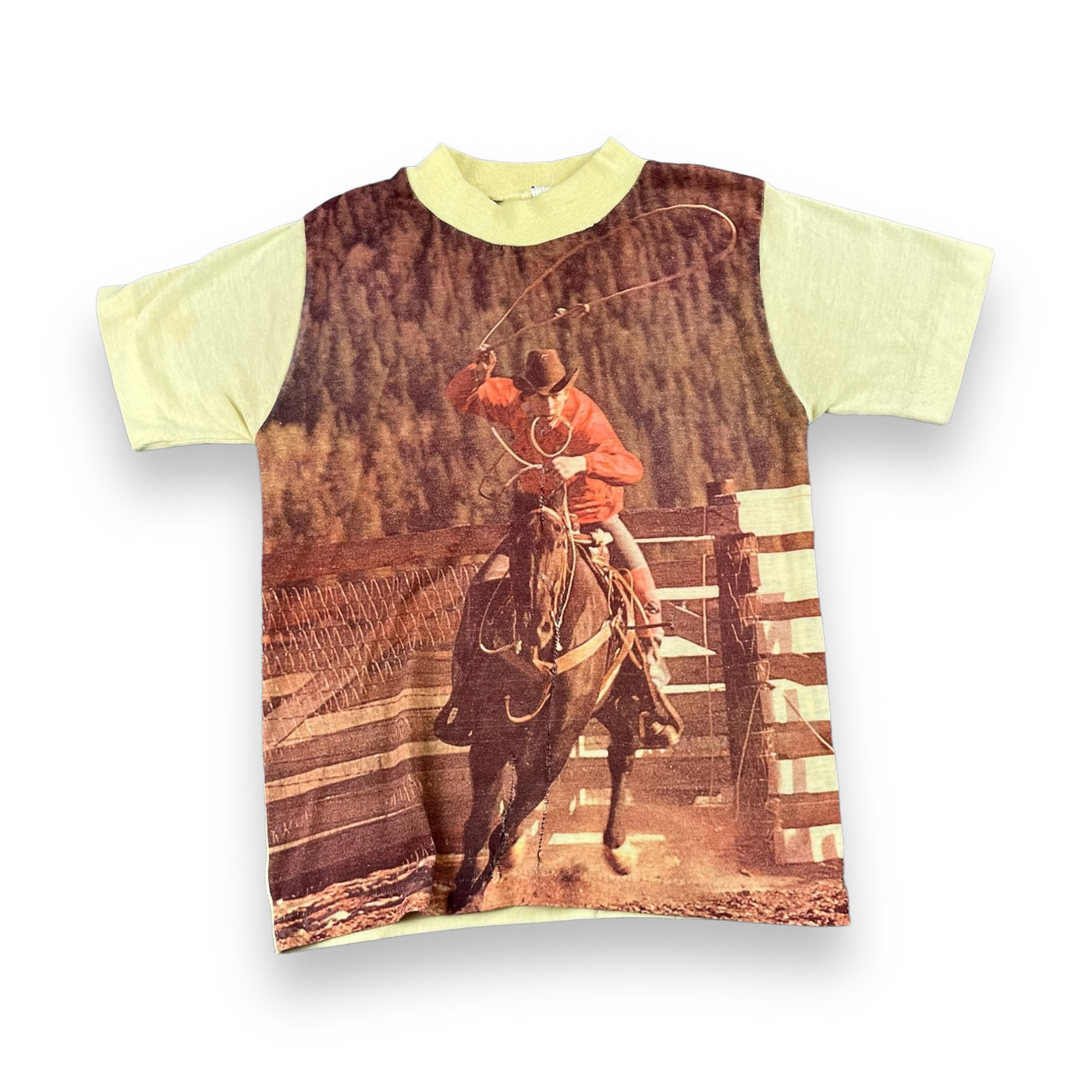 Vintage Cowboy Ringer Youth Small 6-8