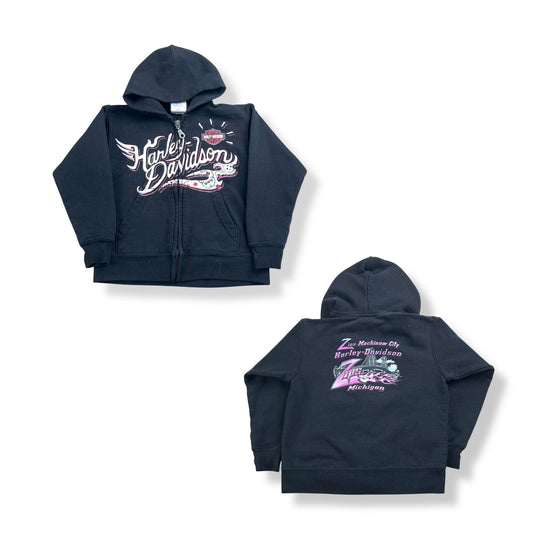 Y2K Harley Davidson Zip Up 3T