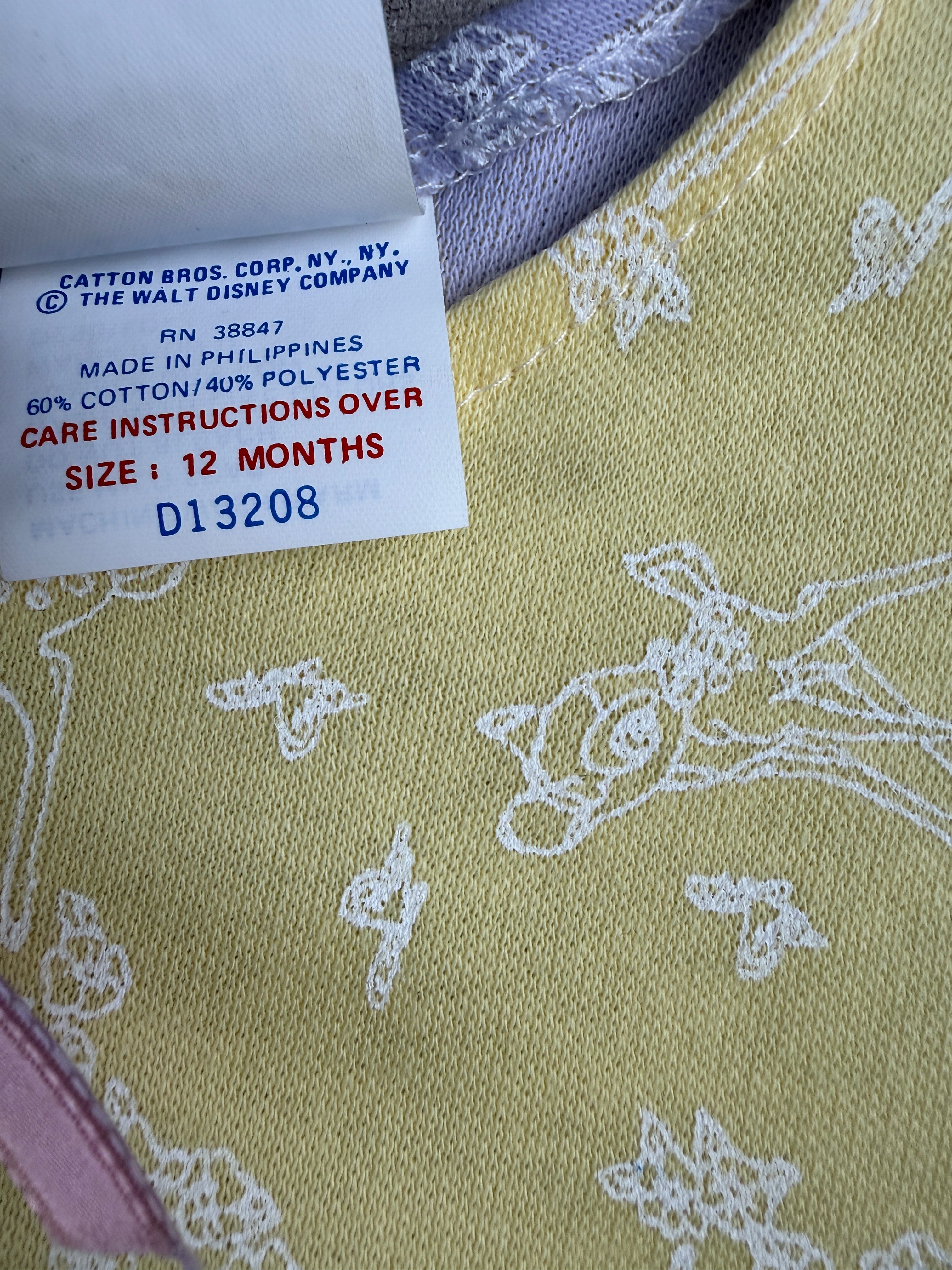 Vintage Deadstock Bambi Romper 12-18 Months