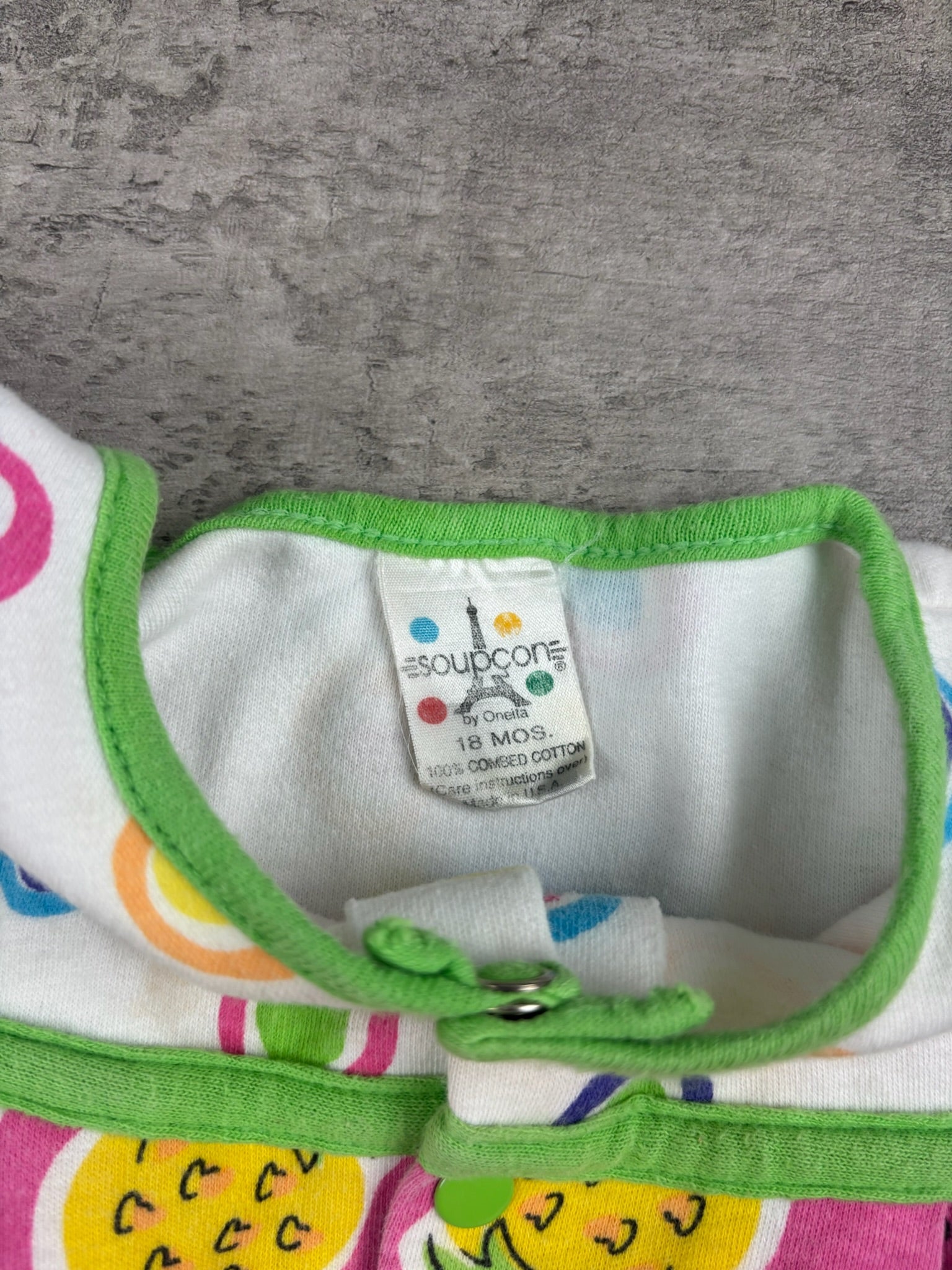Vintage Fruit Romper 18 Months