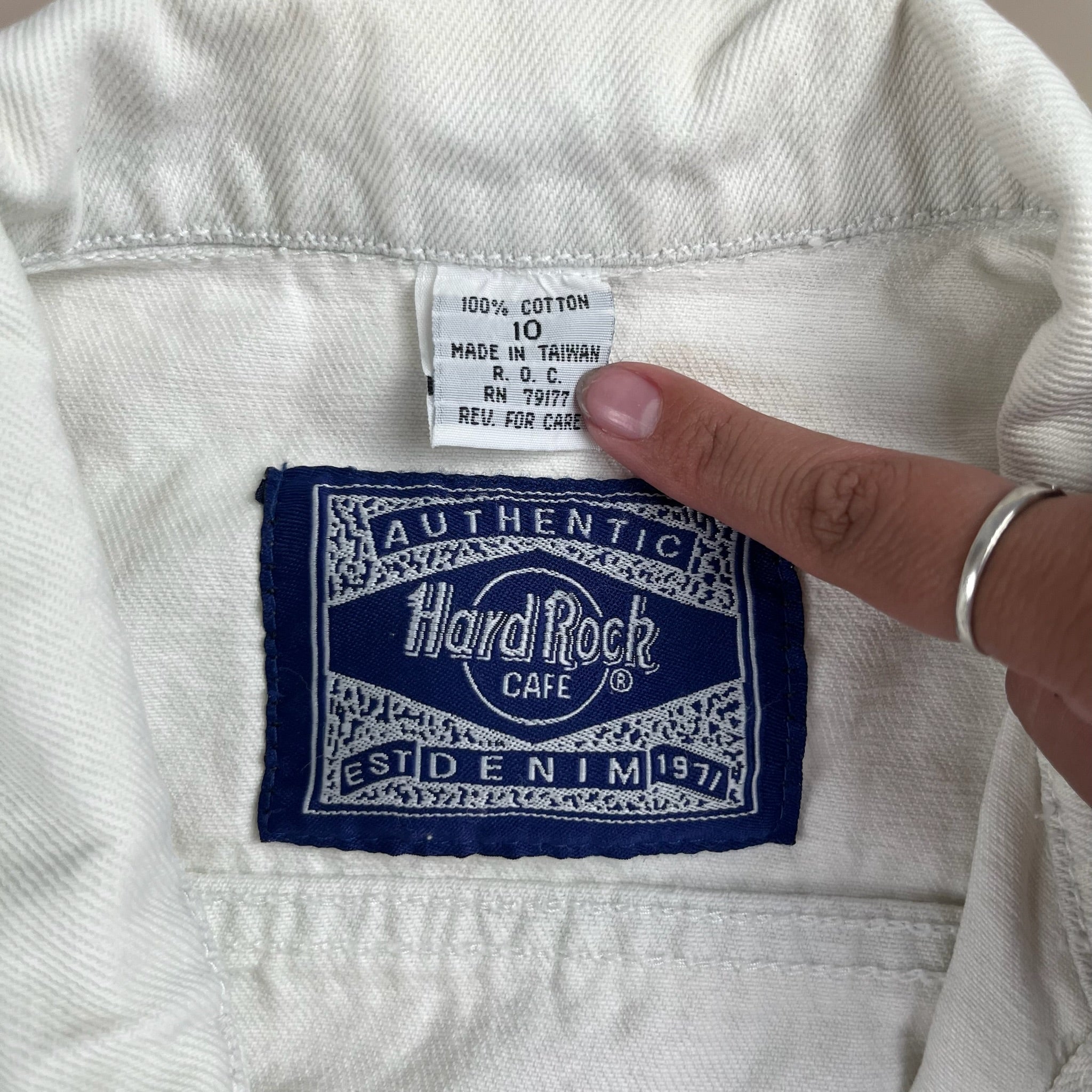 Vintage Hard Rock Denim Jacket 5T