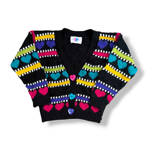 Vintage Heartworks Knit Cardigan 3/4T