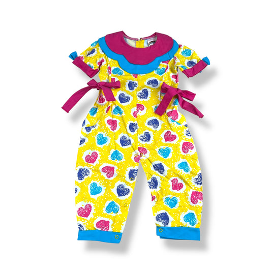 Vintage Heart AOP Romper 18 Months