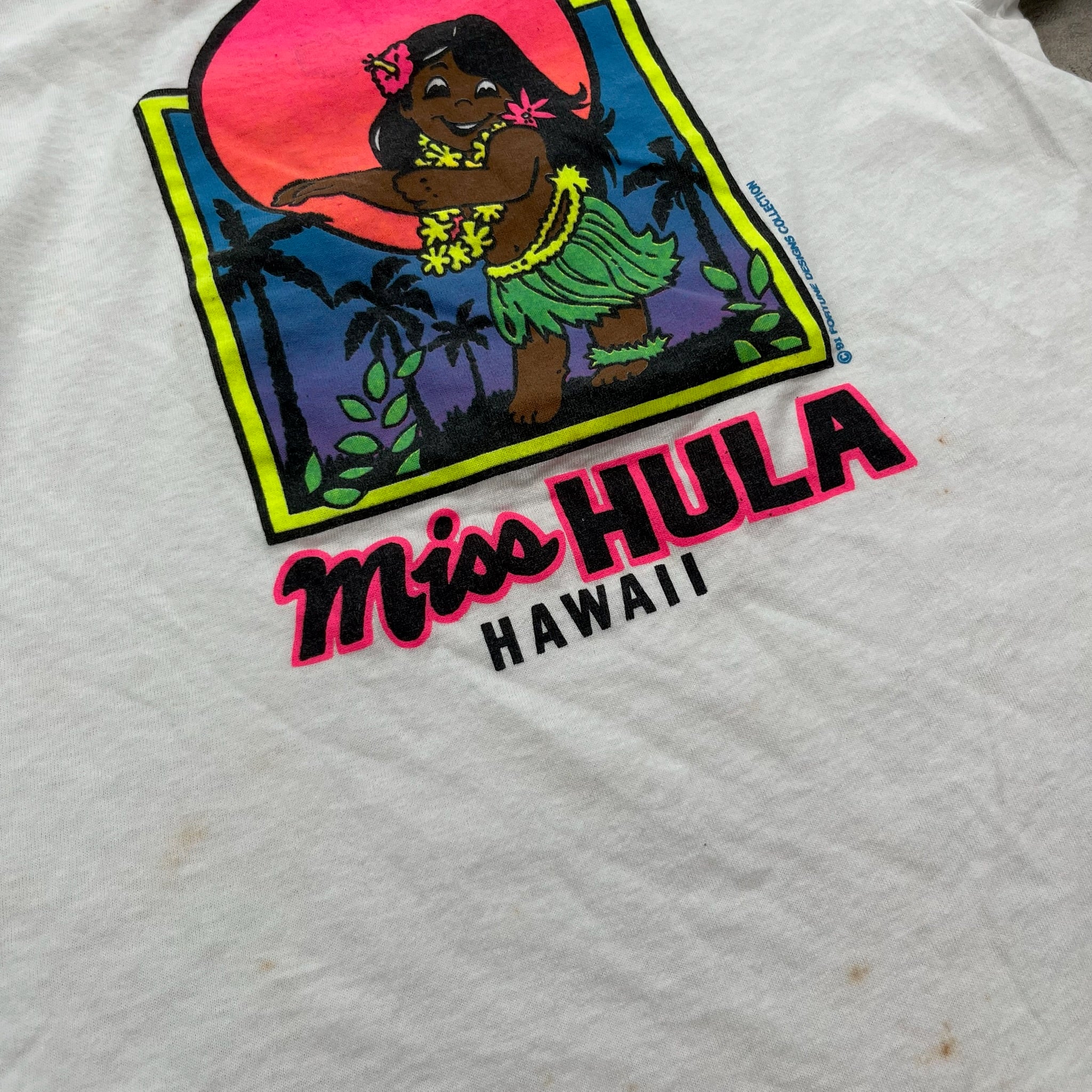 Vintage Miss Hula Shirt 5T