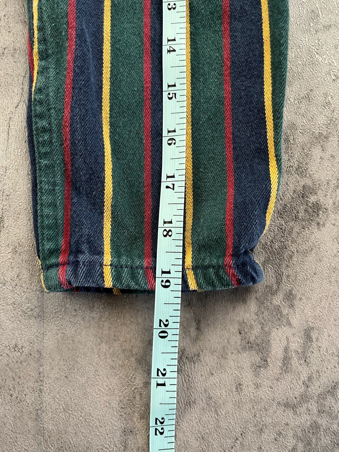 Vintage Striped Osh Kosh Denim Jeans 2T