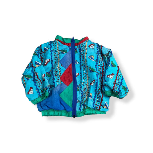 Vintage Color Block Windbreaker 12 Months