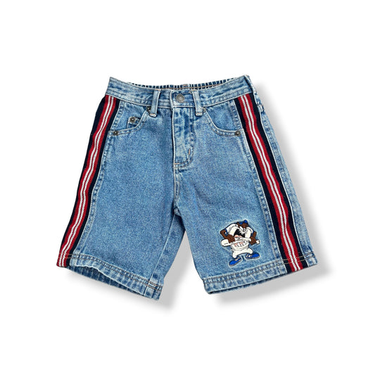 Vintage Looney Tunes- Taz Denim Shorts 4/5T