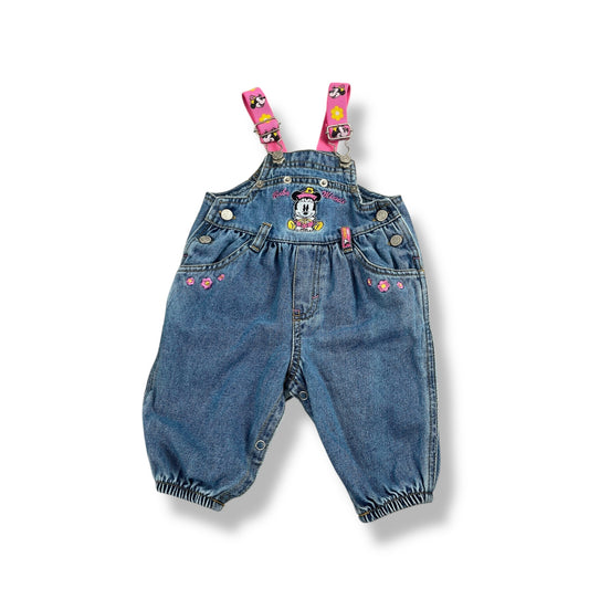 Vintage Minnie Mouse Overalls 6-9 Months