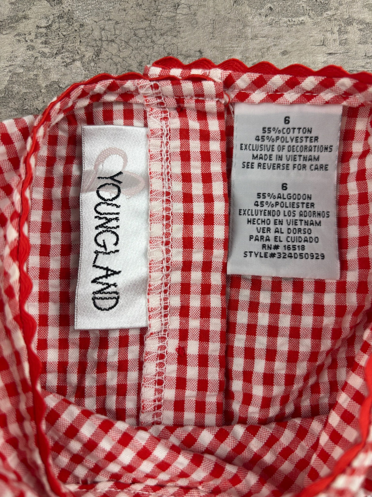 Vintage Gingham Dress 4T