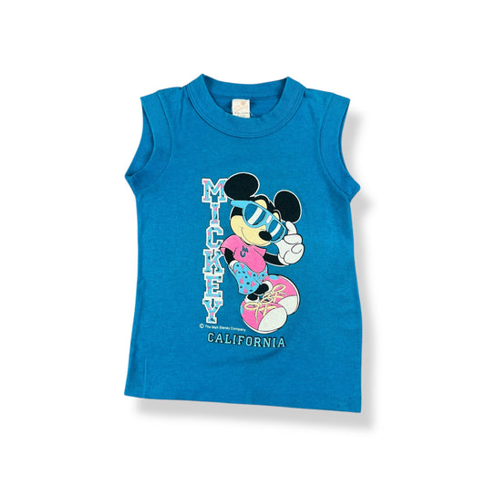 Vintage Mickey Mouse Muscle Tank 4T