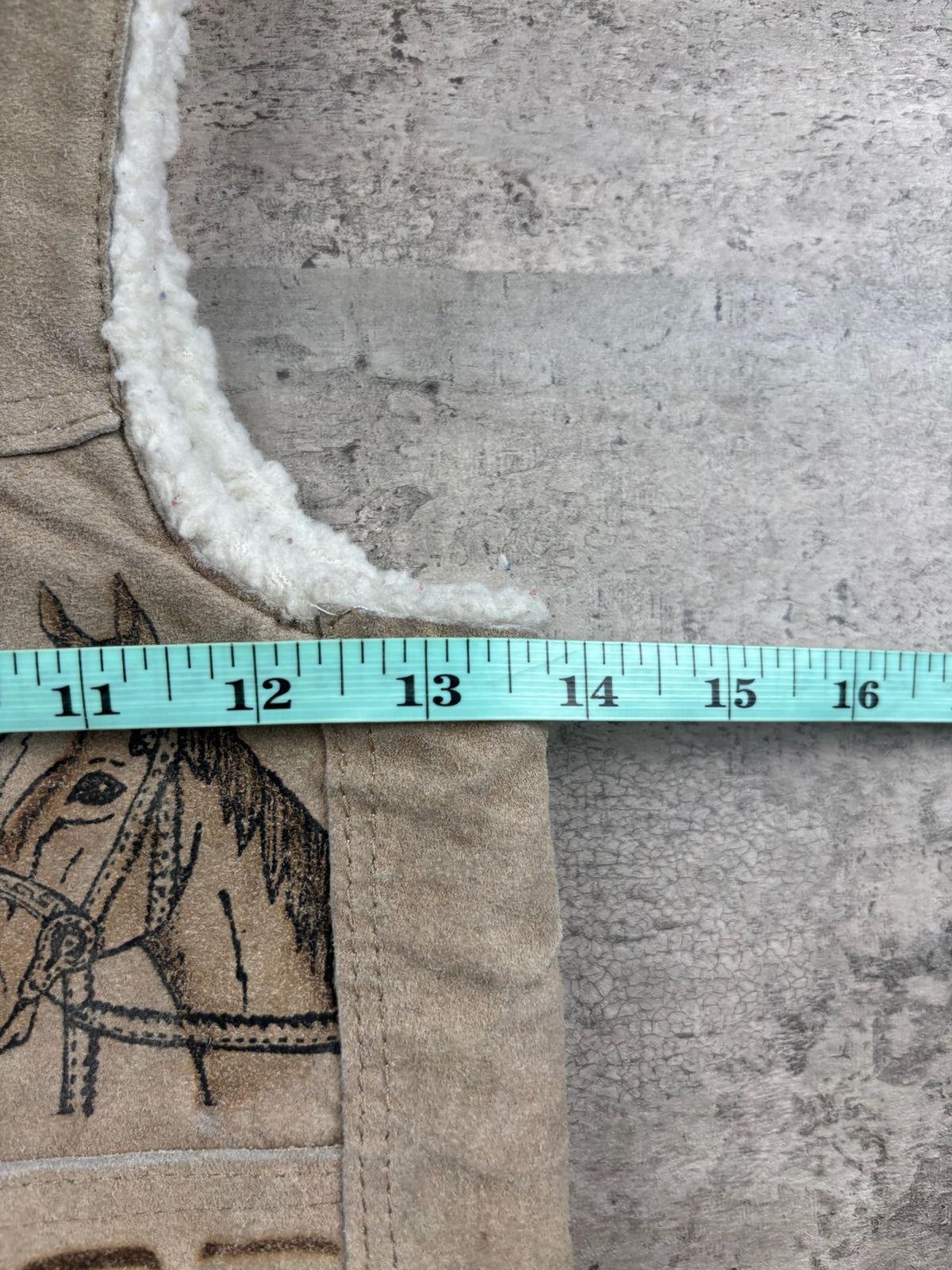 Vintage Horse Sherpa Vest 3T