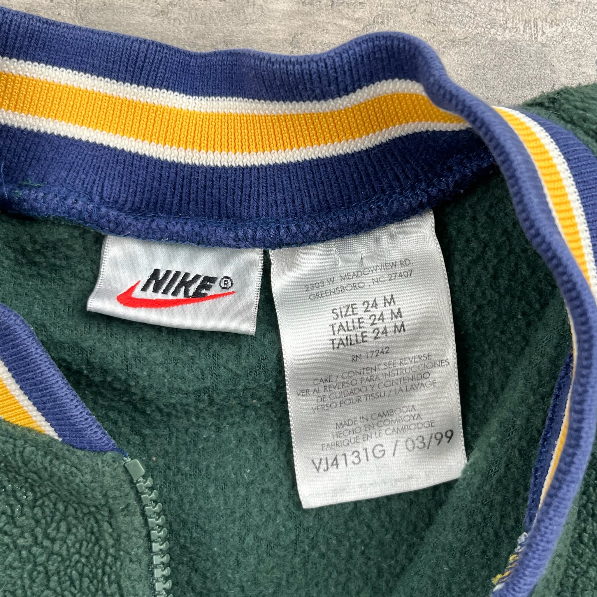Vintage Nike Zip Up 2T
