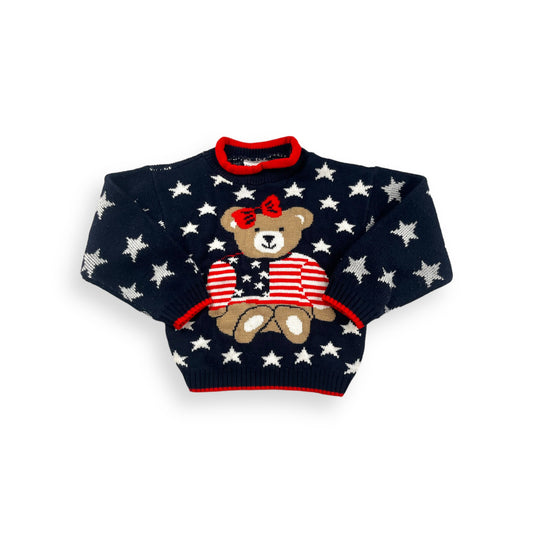 Vintage Teddy Bear Knit Crewneck 3T