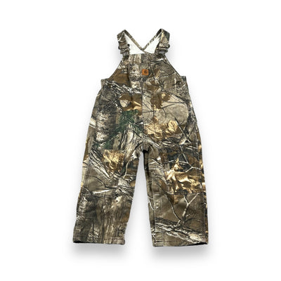 Vintage Carhartt Camo Overalls 2T