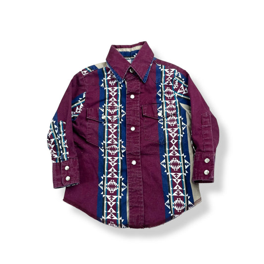 Vintage Wrangler Button Up 2/3T