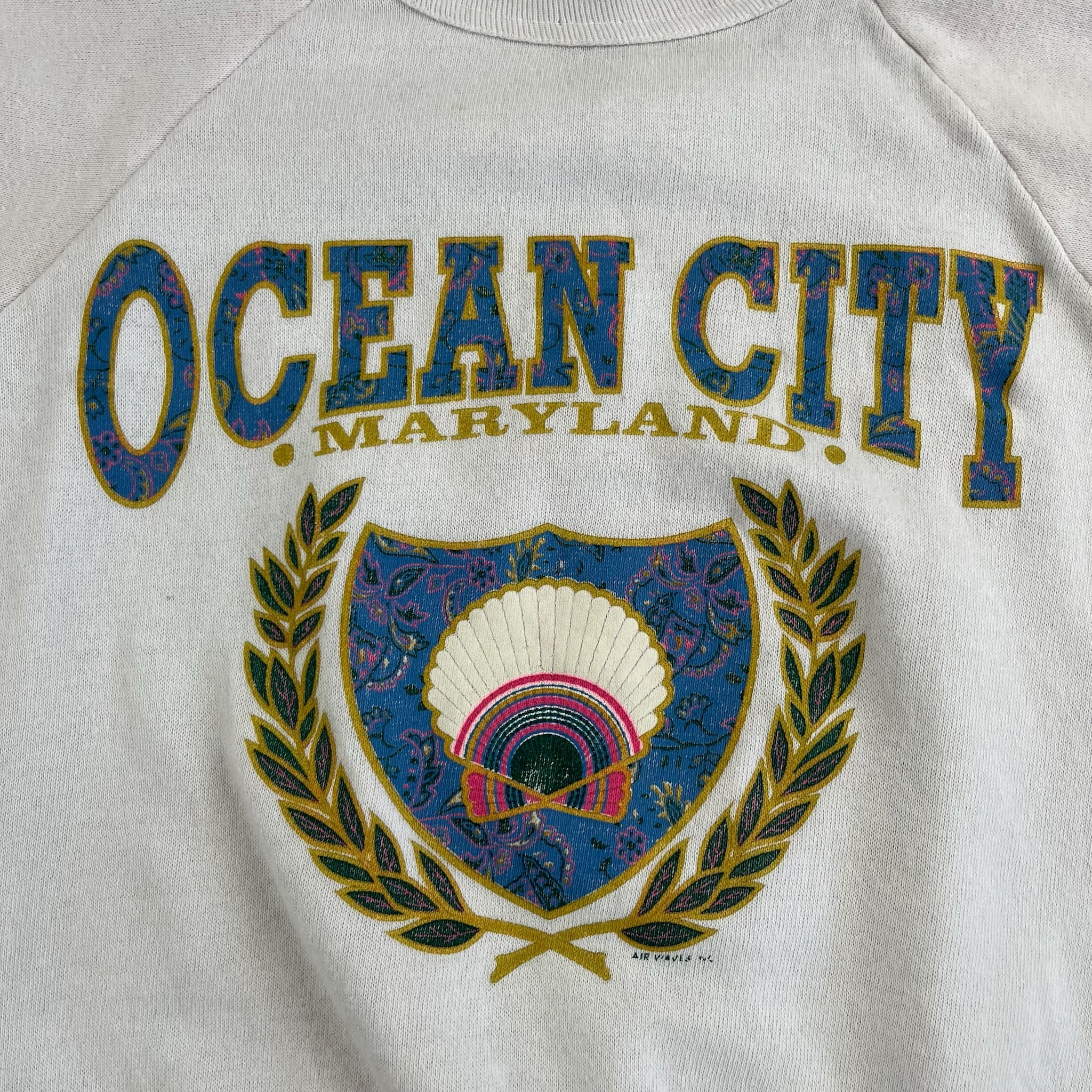 Vtg Ocean City Maryland Location Sweatshirt 7/8