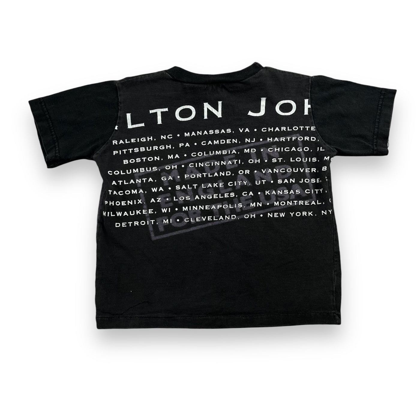 Vintage Elton John Concert T-Shirt 2T