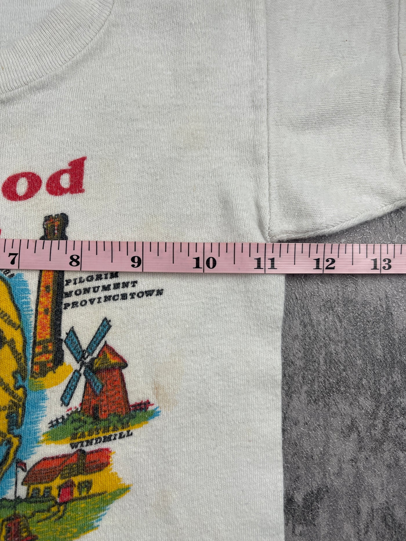 Vintage 60’s Cape Cod Massachusetts Souvenir T-Shirt 2T