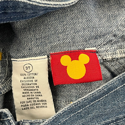 Y2K Mickey & Goofy Overalls 24 Months