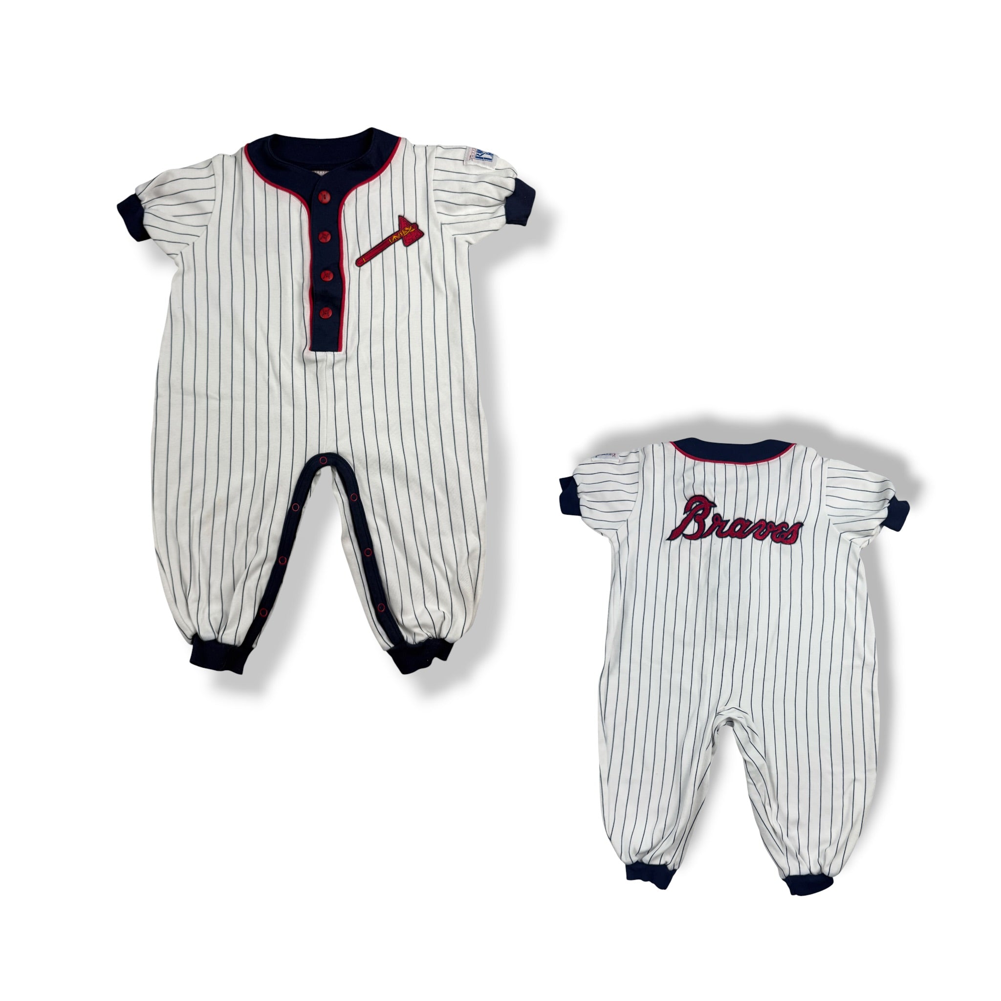 Vintage Atlanta Braves Romper 18 Mo