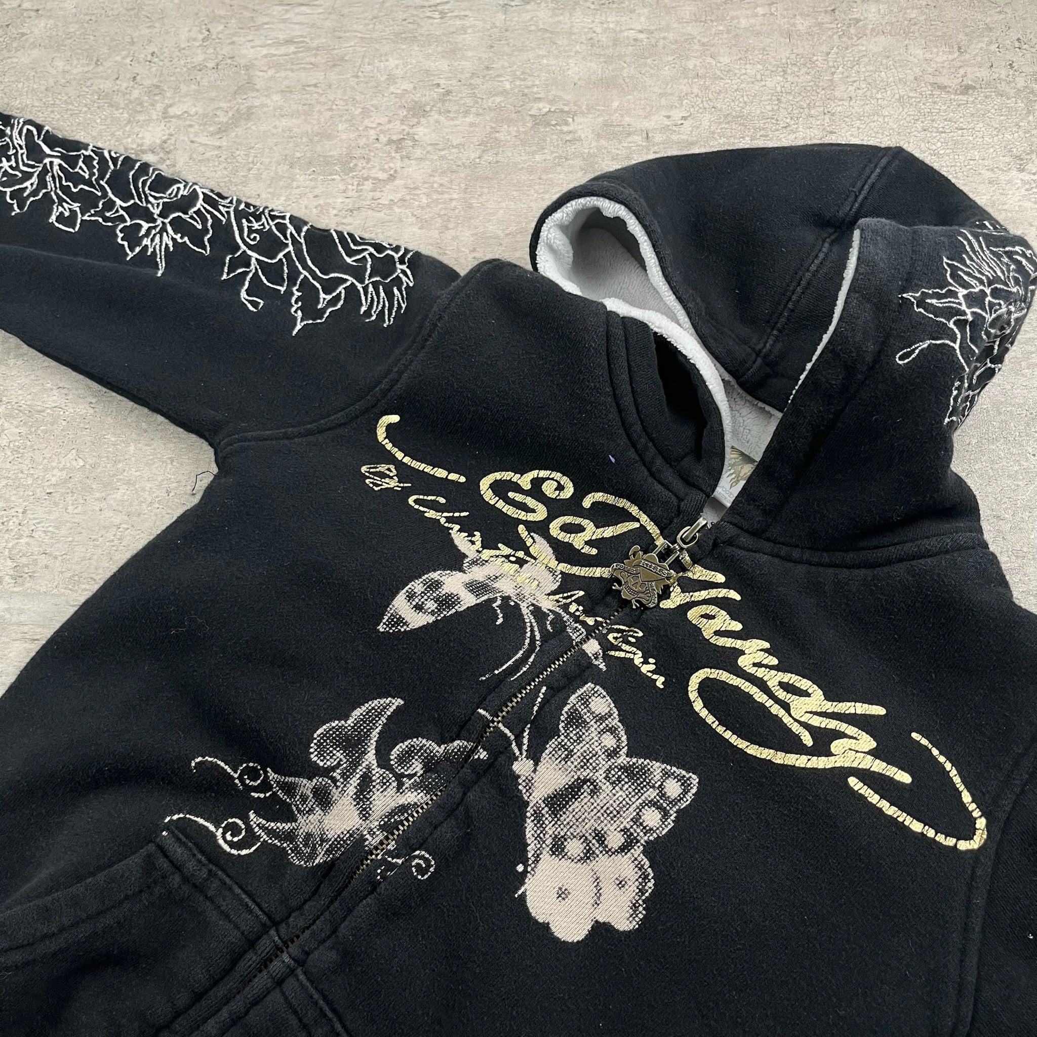 Ed Hardy True Love Zip-Up Hoodie