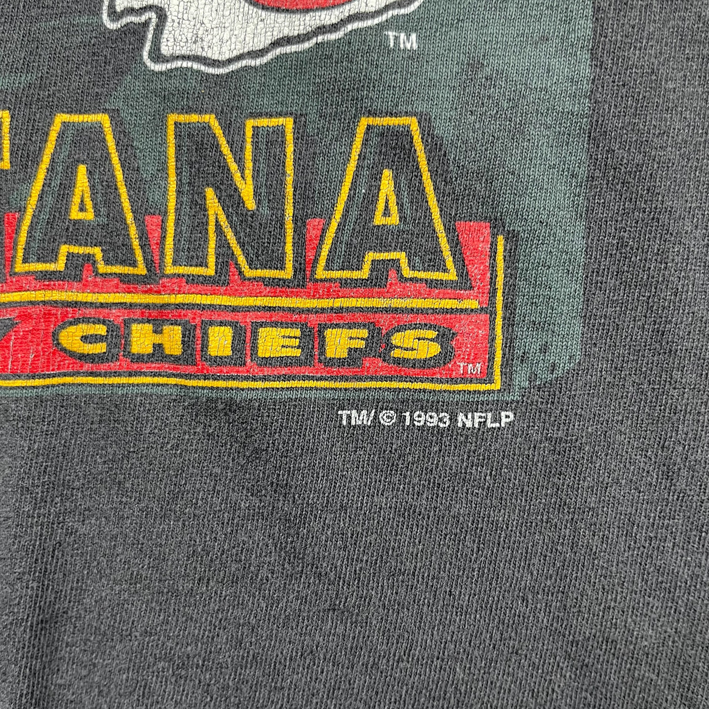 Vintage 93’ Kansas City Chiefs Joe Montana T-Shirt Youth Medium