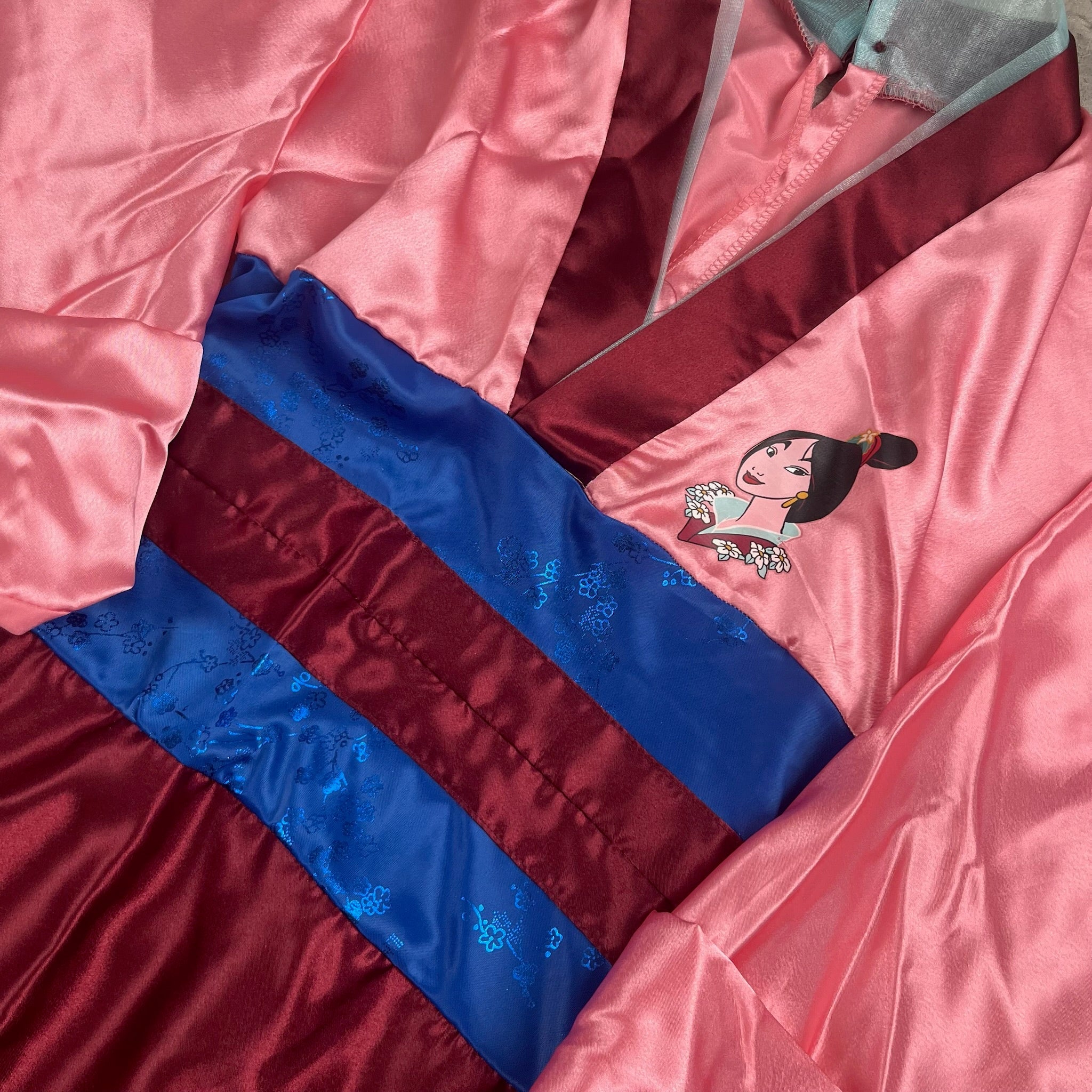Vintage Mulan Costume Youth Medium