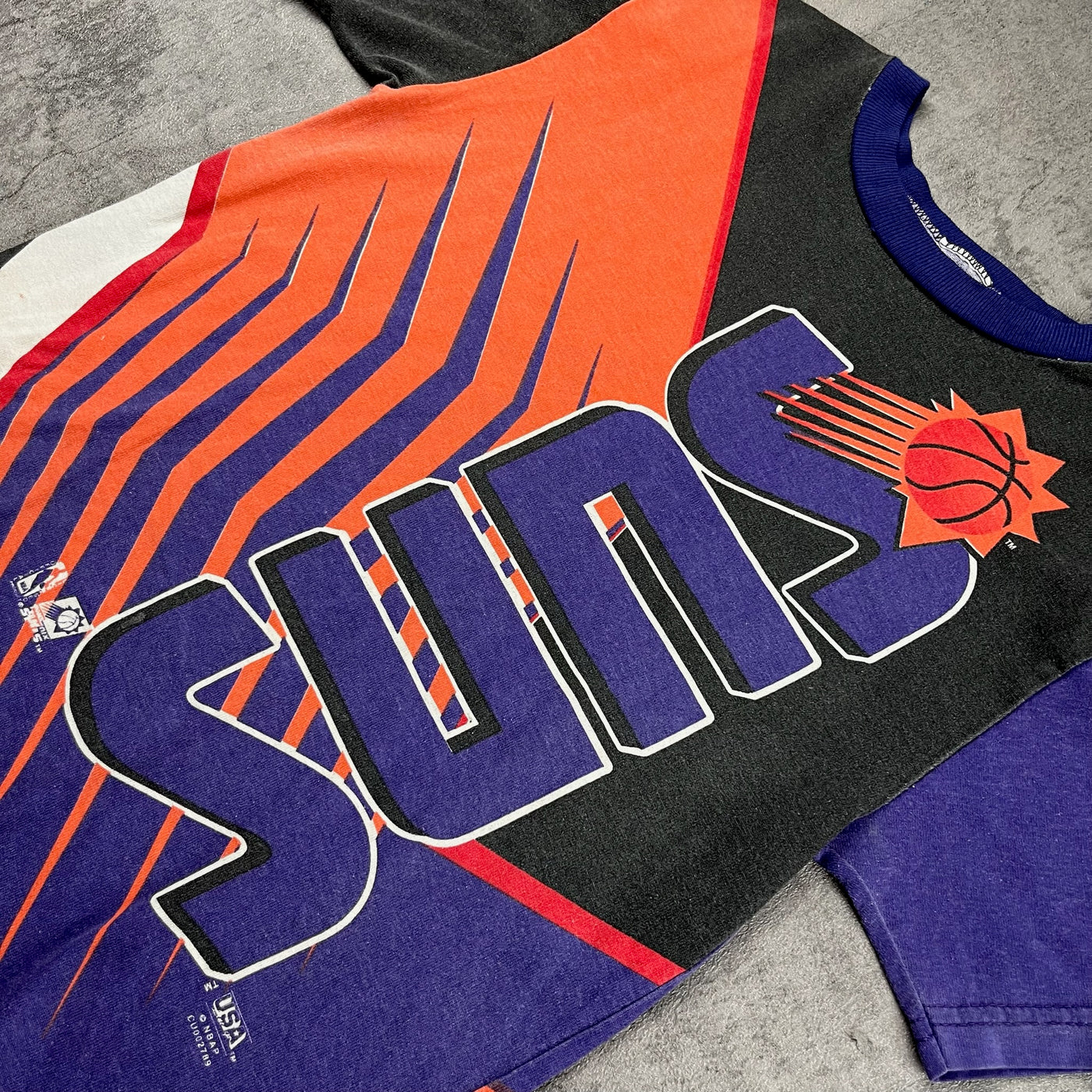 Vintage AOP Phoenix Suns T-Shirt Youth Large