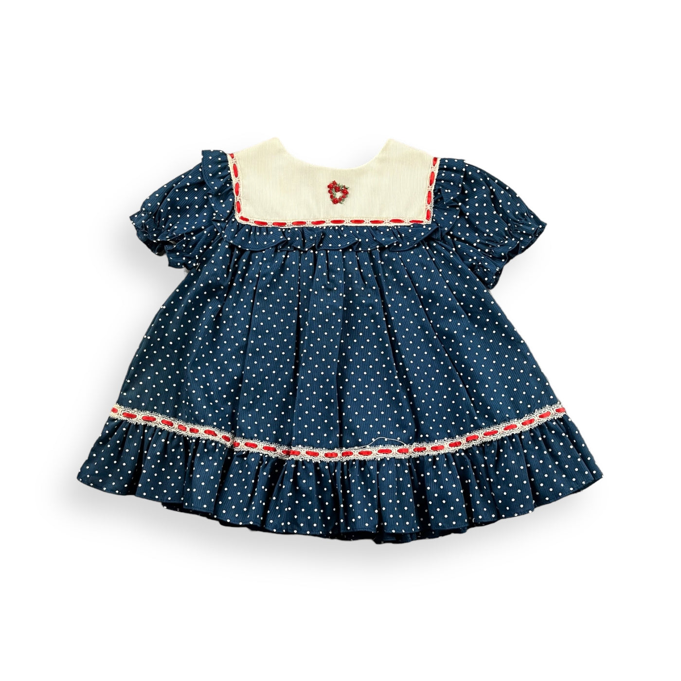 Vintage Polka Dot Dress 12 Months