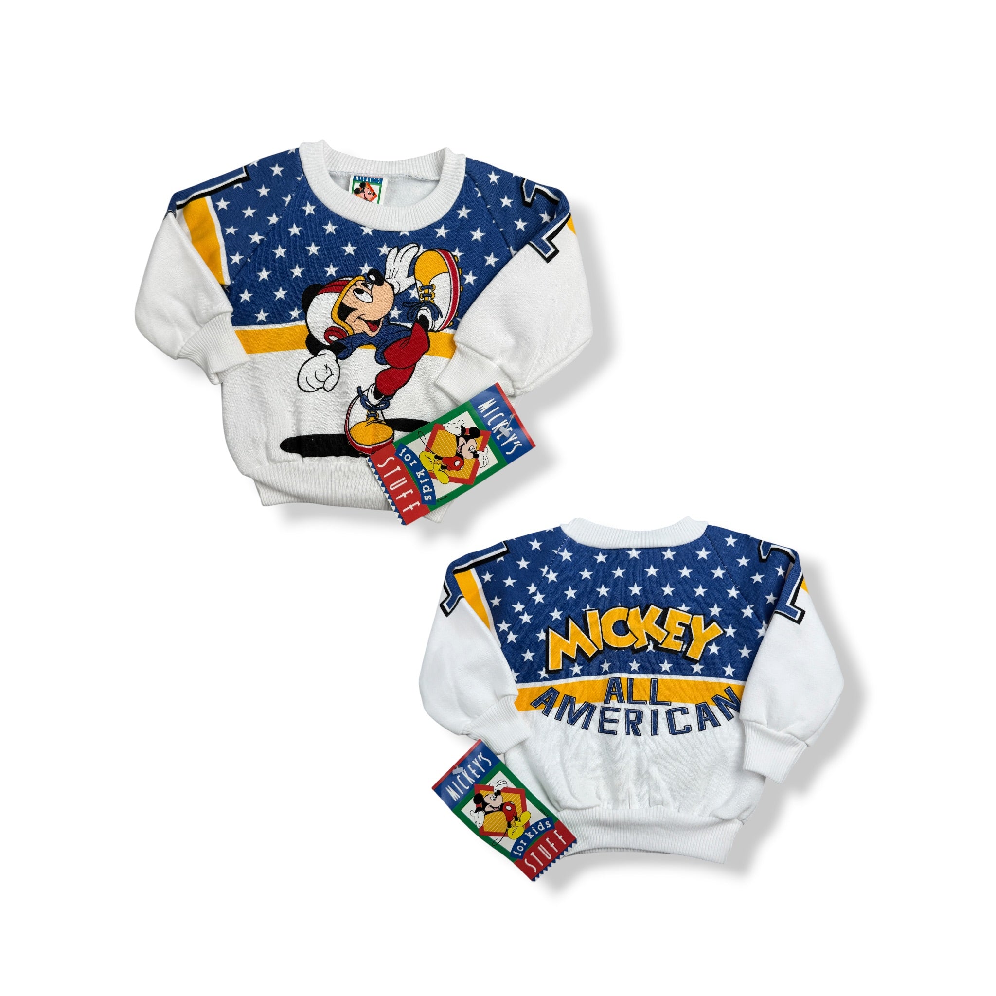 Vintage Deadstock All American Mickey 9-12 Months